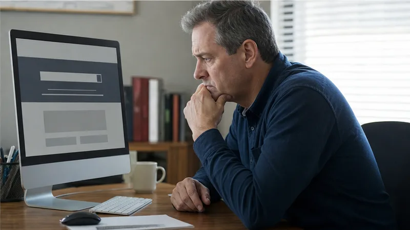 A business owner unable to find his company online