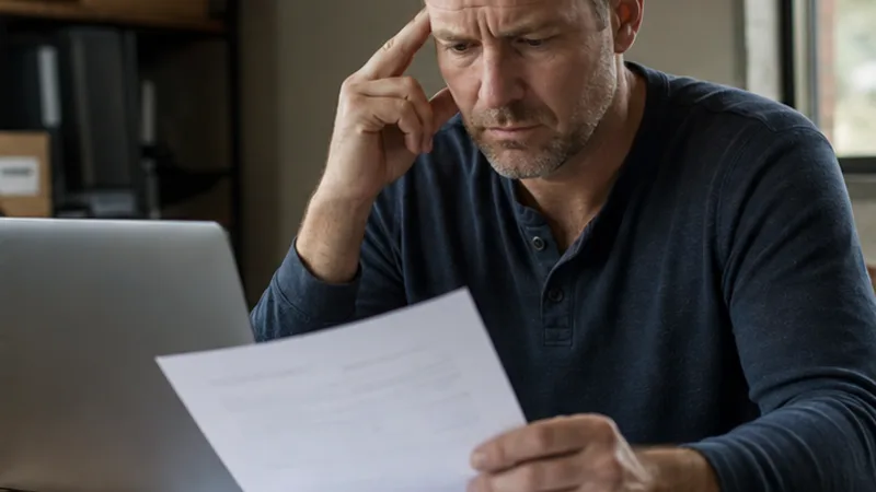 A business owner concerned by another unexpected website invoice